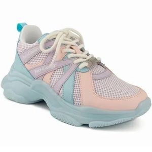Baby Blue Juicy Couture Women's Alexxis Casual Sneakers